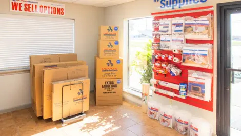 Devon Self Storage in Katy, TX storage merchandise