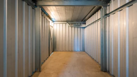 Devon Self Storage - Gate City, inside storage unit, large unit