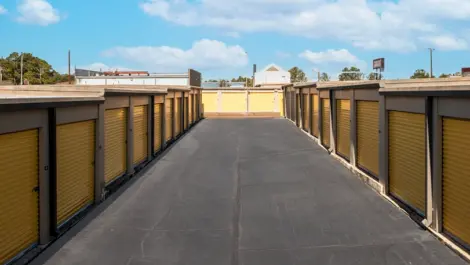 Exterior view of Devon Self Storage - Two Notch Road, drive up storage