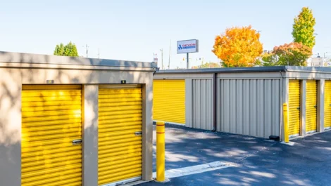 Small storage units, drive up access in Greensboro, NC, at Devon Self Storage - Hilltop Road
