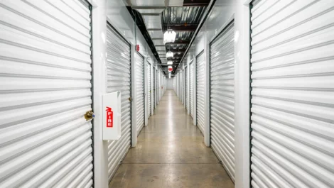 Devon Self Storage - Holden Road, hallway of storage units