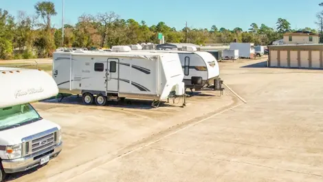 RV storage, parking storage at Devon Self Storage Pinehurst, TX