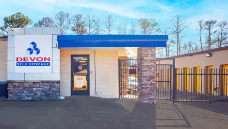 Exterior image of Devon Self Storage office