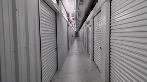 Grey doors to storage units Devon Self Storage - Westgate Road