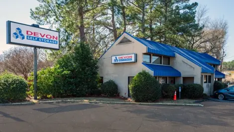 Devon Self Storage - Parklane Road entrance view