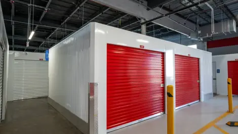 Loading dock inside self storage Springfield, MA