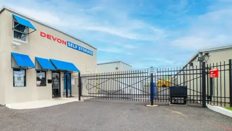 Gated entry to secure storage Devon Self Storage - Pennsauken