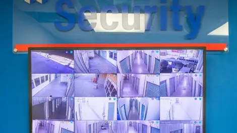 security wall inside Devon Self Storage 5961 Interstate in Jackson, MS