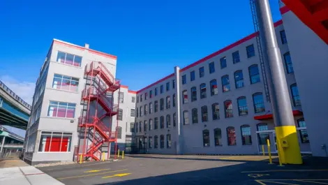 Outside view of Devon Self Storage in Springfield, MA