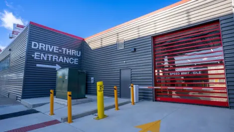 Drive Thru Entrance to Devon Self Storage Springfield, MA