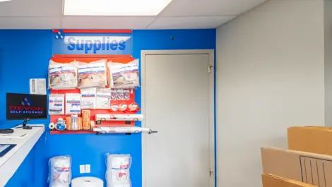 Devon Self Storage Cameron Street packing supplies.