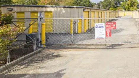 Devon Self Storage Cameron Street Gate. access.