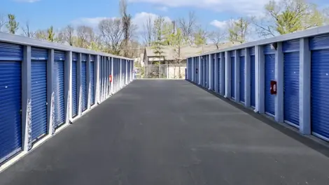 Another of drive up access storage units in Hendersonville, TN, at Devon Self Storage - Shackle Island