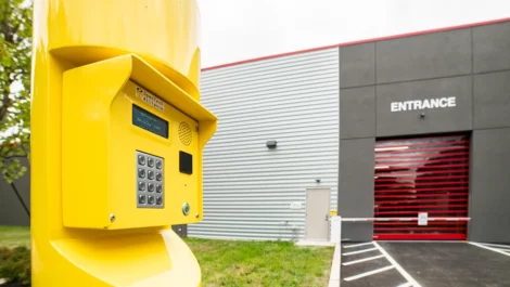 keypad to storage drive-thru facility, Devon Self-Storage - Glassboro