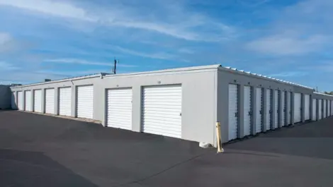 Drive up storage units, outdoor storage units at Devon Self Storage - Perrin in San Antonio, TX