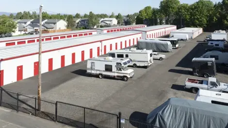 Devon Self Storage Kauffman Ave. Vancouver, WA Exterior Drone