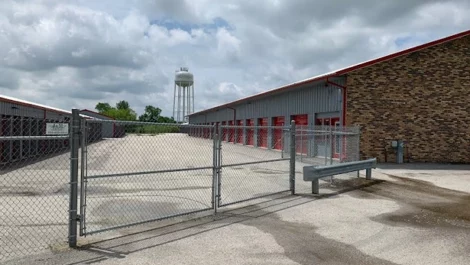 Devon Self Storage - Frankfort, gated entrance