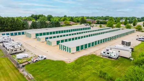 Devon Self storage outdoor units with campers