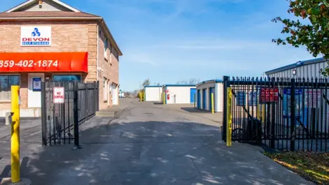 Devon Self Storage gate access.