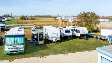 Devon Self Storage Uncovered RV Parking.