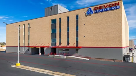 Large self storage facility at Devon Self Storage - Lubbock in Lubbock, TX