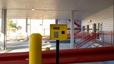 Secure storage, keypad to entrance, Devon Self Storage - Baton Rouge