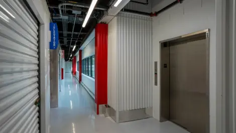 Interior view of Southfield Michigan Self Storage with indoor storage units