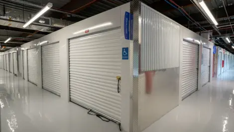 Interior view of Southfield Michigan Self Storage with indoor storage units