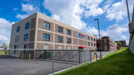 Secure exterior gate of Devon Self Storage