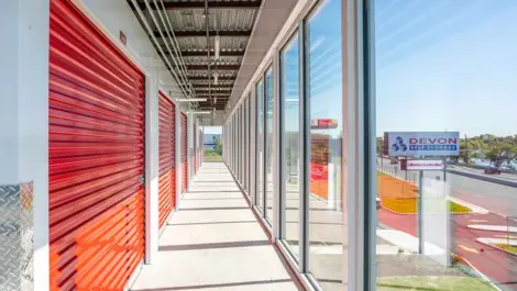 Devon Self Storage - Admiral Wilson, NJ hallway of indoor storage