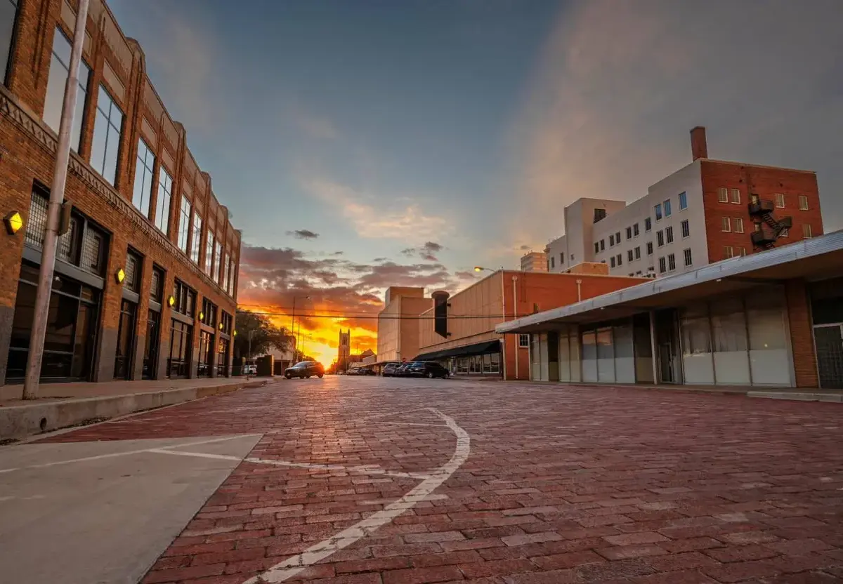 Street view of Lubbock TX