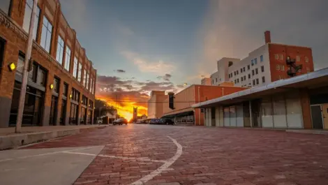 Street view of Lubbock TX