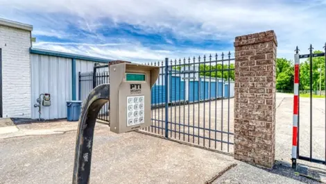 Keypad to secure, gated entry to storage units Springfield TN