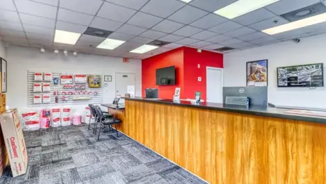 Office area at self storage Fernandina Beach, Fl