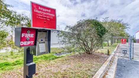 Keypad entry to self storage Fernandina Beach, Fl
